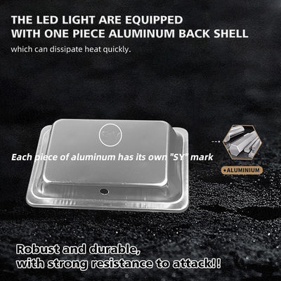 YAYE CG125 LED Headlight 12 Chip DC12V White Blue DRL Motorcycle Light