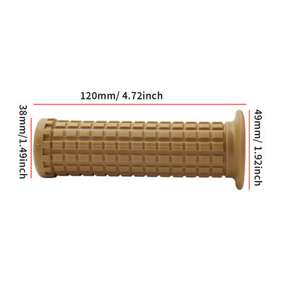 Custom Soft Mountain Dirt Bicycle Dirtbike Bike Motorcycle Silicone Rubber Handlebar Handle bar End Plug Grips Cover