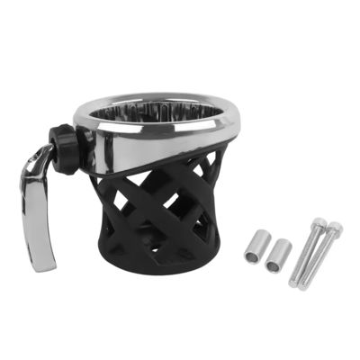 Motorcycle Universal Handlebar Cup Bottle Holder Drink Mesh Mount for Harley Honda Goldwing F6B GL1800 Yamaha Ducati Suzuki