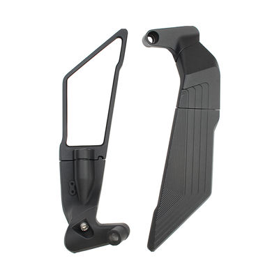 Motorcycle Rotatable High Brightness Turn Signal Mirrors  Large Wing Mirror Modified Universal Rearview Mirror