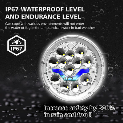 YAYE 6 Inch CM125 Water Lamp Blue DRL LED Accessory Motorcycle Yellow White High Low Beam DRL Headlight with Optical Lens