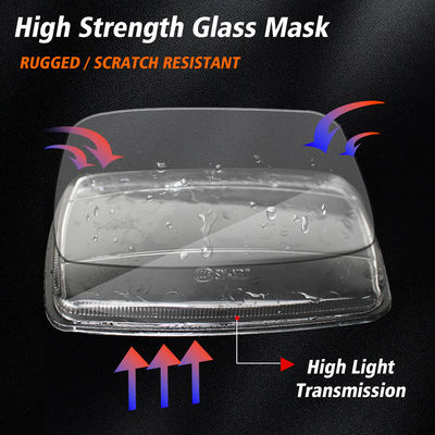 YAYE Classic Product CD70 CG125 Built in Semi-assembly 18 Lamp Red Angel Eye DRL Motorcycle LED Accessory Headlight