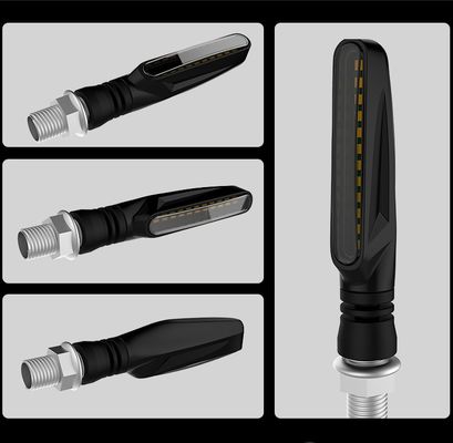 YAYE 12V 3 Color Water Lamp Motorcycle Turn Signal Indicators Tail Light