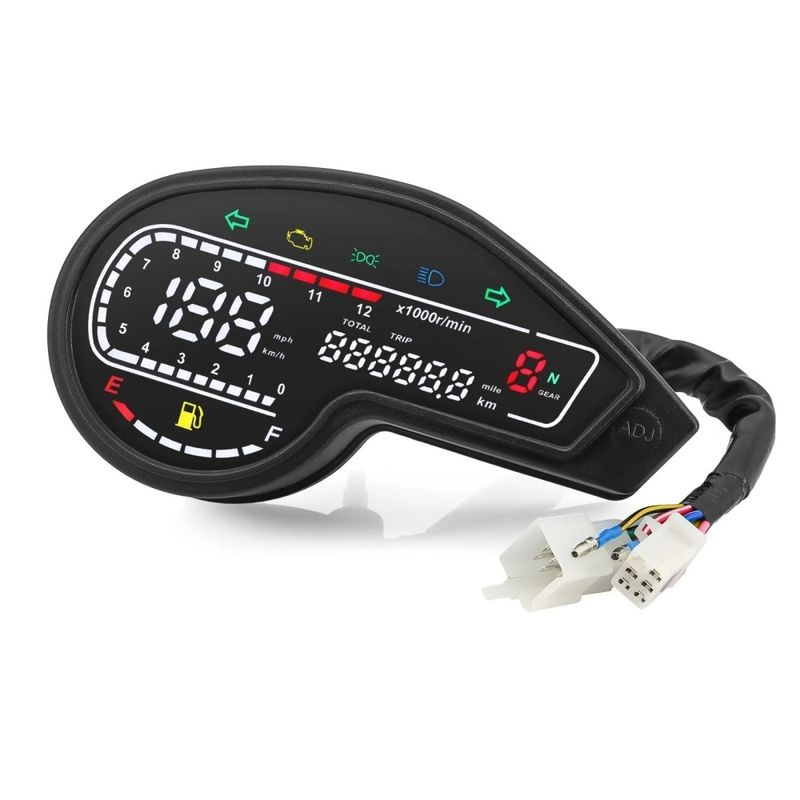 Motorcycle LCD Modified Meter for ZS150 GY Motocross Digital Speedometer  LCD Modified Meter