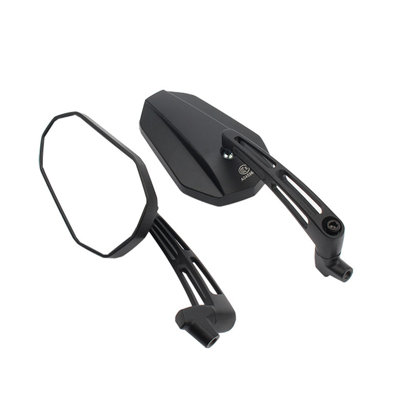 Motorcycle Rearview Mirror  Glare-free Motorcycle Rearview Mirror White  Glass Universal Rearview Mirror