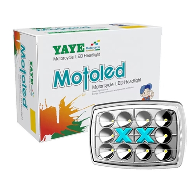 Lampu Depan LED Sepeda Motor YAYE CD70 12V dengan DRL Sorot Jauh Dekat