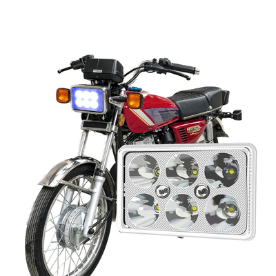 Lampu Depan LED YAYE CG125 6 Chip DC12V Putih Biru DRL Lampu Motor
